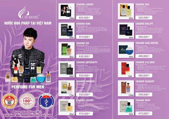 Nước Hoa Charme Giá Bao Nhiêu 9 Nước Hoa Charme Giá Bao Nhiêu 2025