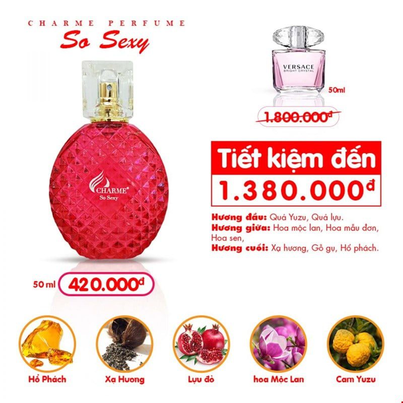 Bộ Sưu Tập Nước Hoa Charme Tông Màu Đỏ 19 Charme-So-Sexy-50Ml-5-3-Jpg