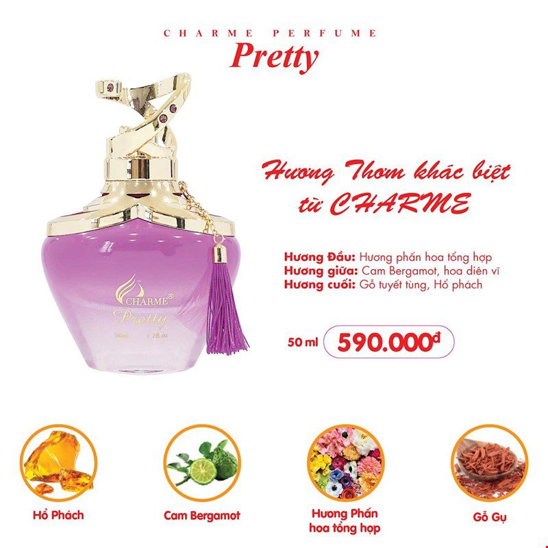 Nước Hoa Charme Pretty 50ml 2025