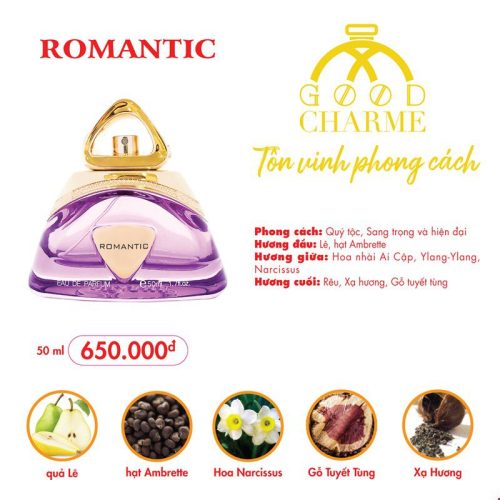 Nước Hoa Charme Romantic 50Ml