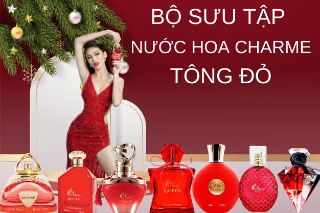 Bộ Sưu Tập Nước Hoa Charme Tông Màu Đỏ 2024