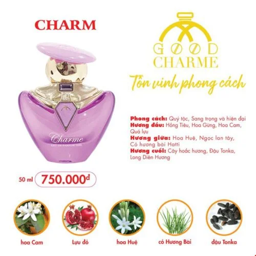 Nước Hoa Charme Charm 50Ml 2025