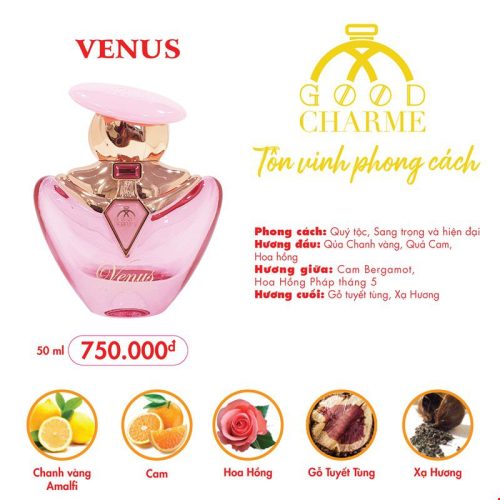 Nước Hoa Charme Venus 50Ml 2025