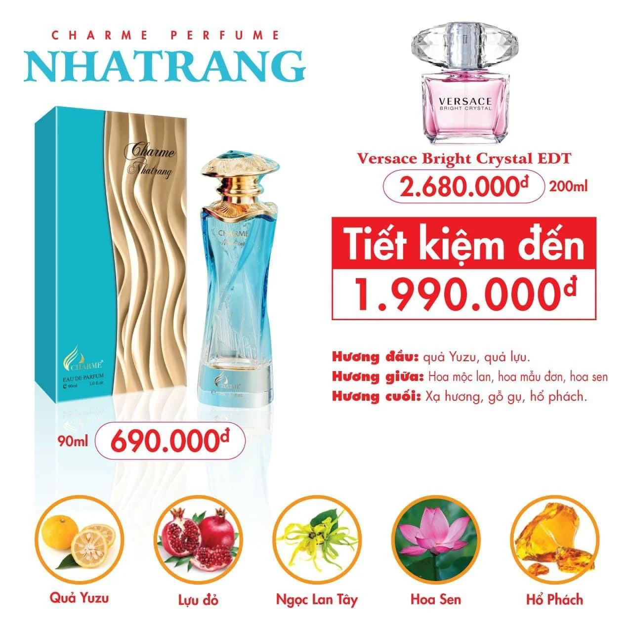 Nước Hoa Nữ Charme Nhatrang 90Ml 16 Nước Hoa Nữ Charme Nhatrang