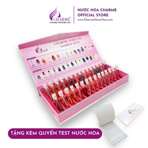 Bộ Mẫu Thử Test Nước Hoa Charme Perfume 30 Mùi